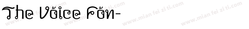 The Voice Fon字体转换